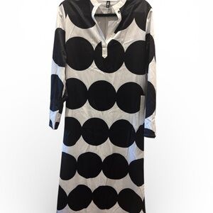 STYLEWE Black and White Polka Dot Dress